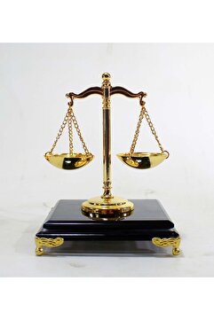 Art Online Adalet Terazisi Gold Ofis Makam Büro Hediyesi Hakim Savcı Avukat Hukuk