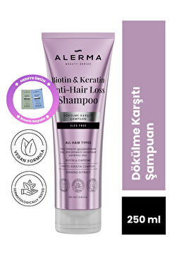 Alerma Biotin & Keratin Dökülme Karşıtı Sülfatsız Şampuan 250 ml