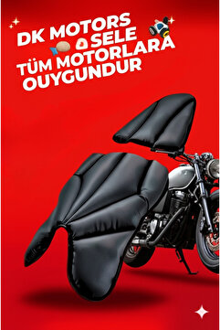 DUDAKTAN KALBE Motosiklet hava destekli kalın konfor sele DK 1 MODEL ( Tüm motorlara uygundur)