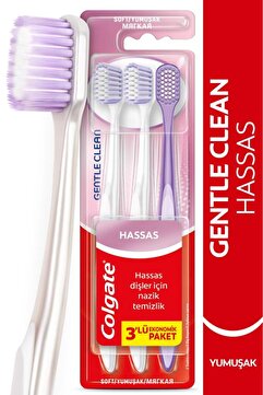 Colgate Gentle Clean 2+1 Diş Fırçası Ağız Bakımı Ağız Hijyeni Diş Temizliği