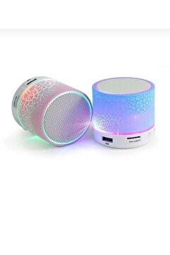 KTR TECH Işıklı Taşınabilir Bluetooth Wireless Mini Hoparlör Kablosuz Ses Bomba Portatif Speakerli