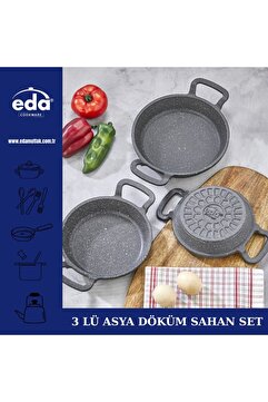 Eda 18/20/22 Cm Döküm Sahan