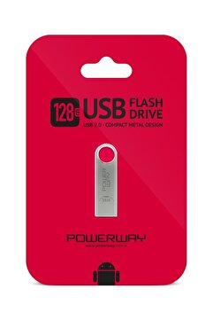 Powerway 128 Gb Metal Flash Bellek Metal Tasarım Usb Bellek The Latest Tecnology Chipset Data Traveler