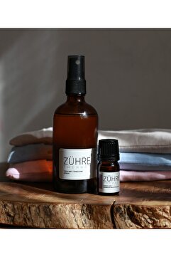 ZÜHRE THERAPY Yoga Seti - Yoga Göz Bandı - Yoga Matı Temizleme Spreyi - Saf Lavanta Uçucu Yağı -