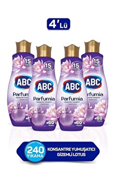 ABC Parfumia Gizemli Lotus Konsantre Yumuşatıcı 4 X 1440 ml