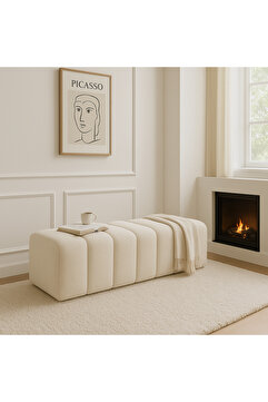 arge demo ringo puf uzun bench 120cm modern puf