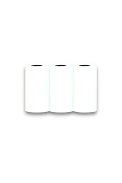 Home Mini Termal Yazıcı Rulosu 3 Adet -3 Rulo Beyaz Mini Yazıcı Kâğıdı