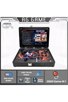 Atari Çanta Tipi Pan Dora Box 10.000 Oyunlu Tv Ye Bağlanan Ateri Video Oyun Makinesı Monitör