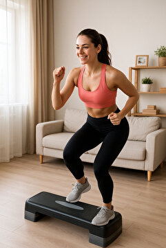 Genel Markalar Step Tahtası - Iki Kademeli Step & Fitness & Egzersiz Aleti Fizik Tedavi Kondisyon