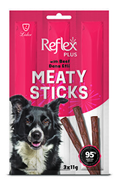 Reflex Dog Tahılsız Stick Beef Biftekli Köpek Ödül Çubuğu 3x11 gr