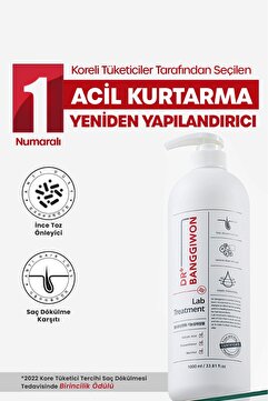 DR BANGGIWON Lab Treatment Yeniden Yapılandırıcı Saç Kremi 7 Tip Protein, Yoğun Hasarlı Ve Yıpranmış Saçlar 1000 ml
