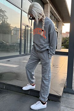 Madmext Mad Girls Gri Eşofman Takım Mg944