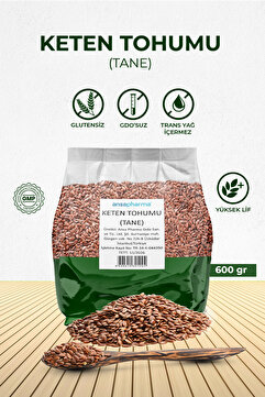 Ansa Pharma Keten Tohumu 600 G 1. Kalite Tane Glutensiz