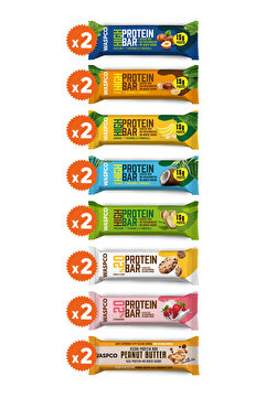 Waspco Protein Bar Karma Kutu 16 Adet (8 ÇEŞİT)