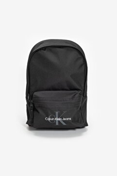 Calvin Klein Erkek Logo Detaylı Siyah Sırt Çantası