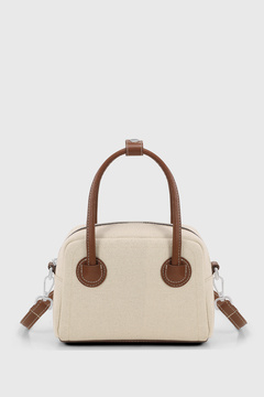 Housebags Soft Krem Vintage Çok Yönlü PU Deri Çapraz Askılı Çanta 275