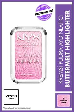 NYX Professional Makeup Buttermelt Highlighter Kremsi Pudra Aydınlatıcı - 15 U Butta Werk
