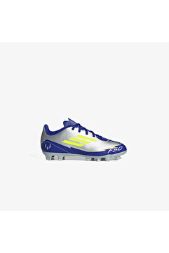 adidas F50 Club Messi Çocuk Gri Çim Saha Kramponu
