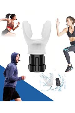Schulzz Profesyonel Healthpro Seviye Ayarlanabilir Solunum Direnç Düzenleyici Nefes Egzersiz Aleti Beyaz
