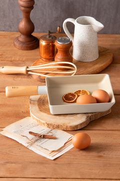 NEOFLAM Fika Seramik Kaplama Omlet Tava 15 CM - Bej