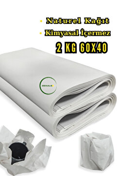 Dekals 2 Kg 60x40 (170-190 ADET) Ambalaj Kağıdı Tabak Bardak Eşya Sarma Koruma Taşıma Taşınma Paketleme