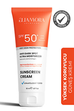 eliamora Yoğun Leke Karşıtı +50 Spf Güneş Kremi