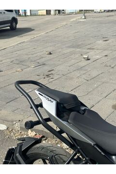 İnan NK 250 UYUMLU ÖZEL TAKOZLU KUYRUK KORUMA DEMİRİ TEKER DEMİRİ STUNT APARATI (MAT SİYAH)