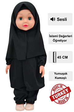 Global Toys Tesettürlü Meryem Bebek – 45 Cm, Yumuşak Kumaşlı
