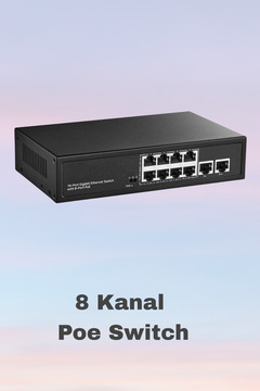 Fabius 8+2 Port 10/100 125W Poe Switch
