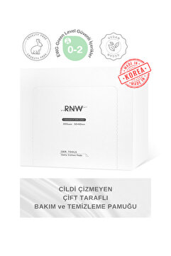 rnw Cildi Çizmeyen 300 Adet Çift Taraflı Cilt Bakım Ve Makyaj Temizleme Pamuğu