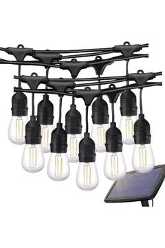 Forlife Güneş Enerjili Solar 10 Adet S14 Led Ampullü 10 Metre Led Işık Seti
