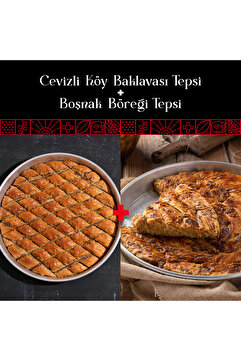 İNANÇ FIRIN Cevizli Köy Baklavası Tepsi + Boşnak Böreği Tepsi Ispanaklı