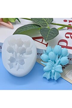 HogART Design Küçük Lale Demeti Mum Magnet & Sabun Silikon Kalıp