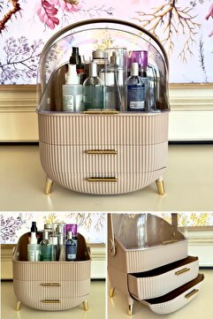 Piev House By House Çekmeceli Makyaj Kozmetik Düzenleyici Organizer Cappuccino
