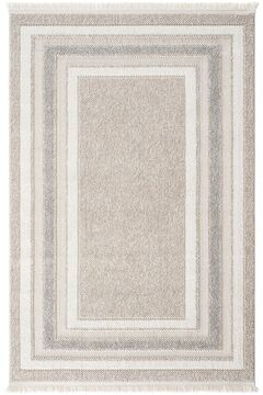 Cool Halı Mikasa Mks 04 Bej Gri Yumuşak Dokulu Halı Kilim Salon Koridor Yolluk Dokuma Makine Halısı