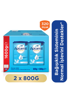 Aptamil 3 Prebiyotikli Devam Sütü 800 Gr x 2 Adet 1600 Gr