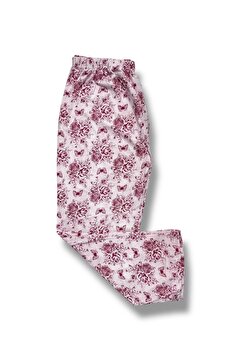 Erdenay Tekstil Battal Beden Anne Penye Pijama Alt