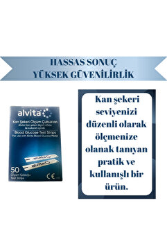 Alvita Şeker Ölçüm Stribi