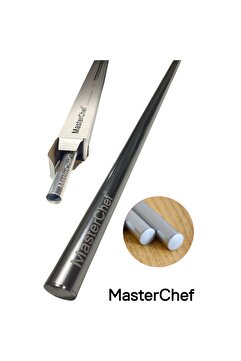 Masterchef Paslanmaz Alüminyum Düz Metal Oklava 76 Cm