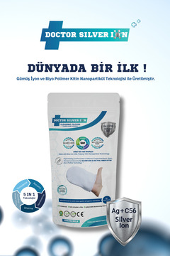 Genel Markalar Gümüş Iyon & Biyopolimer Kitin Duruluma Gerektirmeyen 10'lu Kremli Vücut Temizleme Kesesi (1 Paket)