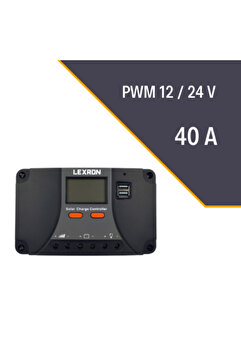 Lexron 40A PWM ŞARJ KONTROL CİHAZI