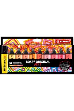 HRN034 - İşaretleme Kalemi - BOSS ORIGINAL ARTY - 10'lu Paket - Çeşitli Renkler