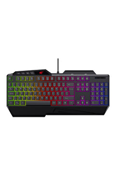Havit Gamenote KB488L RGB Aydınlatmalı Oyuncu Klavyesi - Telefon Tutuculu - Türkçe Q