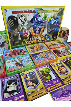 Emrah Gültekin Clash Royale Oyun Kartları – 10 Mini Kutu (60 KART) Şeker+Sürpriz Oyuncak Hediyeli
