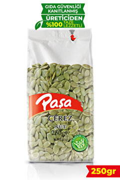Paşa Çiğ Kabak Çekirdeği İçi 250 gr (Naturel Tuzsuz İç Kabak Çekirdeği)