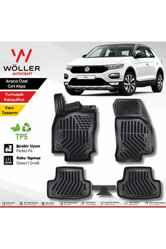 Wöller Volkswagen T Roc Paspas 2016 2025 Arası Uyumlu 3d Havuzlu Paspas