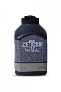 Artdeco Akrilik Boya 500ml - Siyah / 3618