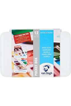 Genel Markalar 12+3 Renk Tablet Sulu Boya Seti Plastik Kutulu(Defter hediyeli) / 20808632