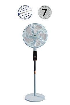 Raks SF18 RMX Ayaklı Vantilatör Uzaktan Kumandalı 75 Watt 18 İnç 45 Cm. Zaman Ayarlı 5 Kanatlı Pervane