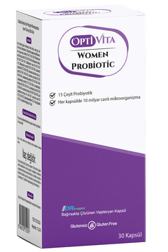 Optivita Women Probiotic Kadınlar Için Probiyotik Mikroorganizma Kadın Probiyotik 30 Kapsül